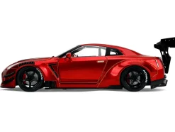 Nissan GT-R (R35) Liberty Walk Body Kit 2.0 RHD (Right Hand Drive) Red Metallic with Carbon Hood 