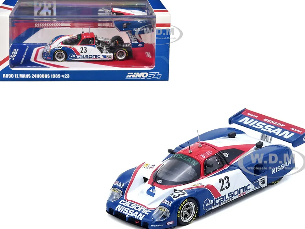 Nissan R89C #23 Masahiro Hasemi - Kazuyoshi Hoshino - Toshio Suzuki "24 Hours of Le Mans" (1989) 1/64 Diecast Model Car by Inno Models