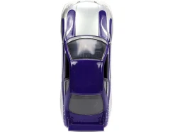 1995 Nissan Skyline GT R BCNR33 Purple and Silver Metallic Fast & Furious Series 1/32 Diecast Model Car Jada