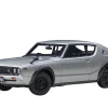 Nissan Skyline 2000GT-R KPGC110 RHD Right Hand Drive Silver Metallic 1/18 Model Car Autoart 77471