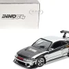 Nissan "Top Secret" Silvia (S15) RHD (Right Hand Drive) Chrome with Carbon Hood "Tokyo Auto Salon Kuala Lumpur 2025 Event Edition" 1/64 Diecast Model Car by Inno Models