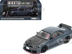 Nissan Top Secret Skyline GT-R (BCNR33) RHD (Right Hand Drive) Stealth Gray with Carbon Hood