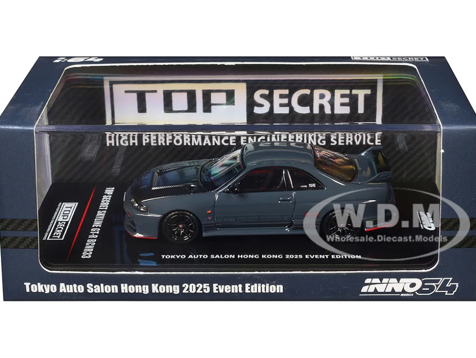 Nissan Top Secret "Tokyo Auto Salon Hong Kong 2025 Event Edition" Set of 2 Pieces 1/64 Diecast Model Cars by Inno Models