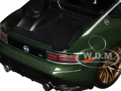 2023 Nissan Z Dark Green Metallic with Black Top Fast X 2023 Movie Fast & Furious Series 1/24 Diecast Model Car Jada 34791