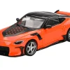 Nissan Z VeilSide FFZ400 Orange with Black Top Limited Edition 1/64 Diecast Model Car by Mini GT