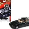 1984 Nissan 300ZX Dark Green Black Stripes Classic Gold Collection Series Limited Edition 12480 pieces Worldwide 1/64 Diecast Model Car Johnny Lightning JLCG029-JLSP243B