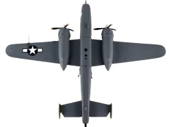 North American B 25J Mitchell Bomber Aircraft Briefing Time United States Air Force 1/100 Diecast Model Airplane Postage Stamp PS5403-5