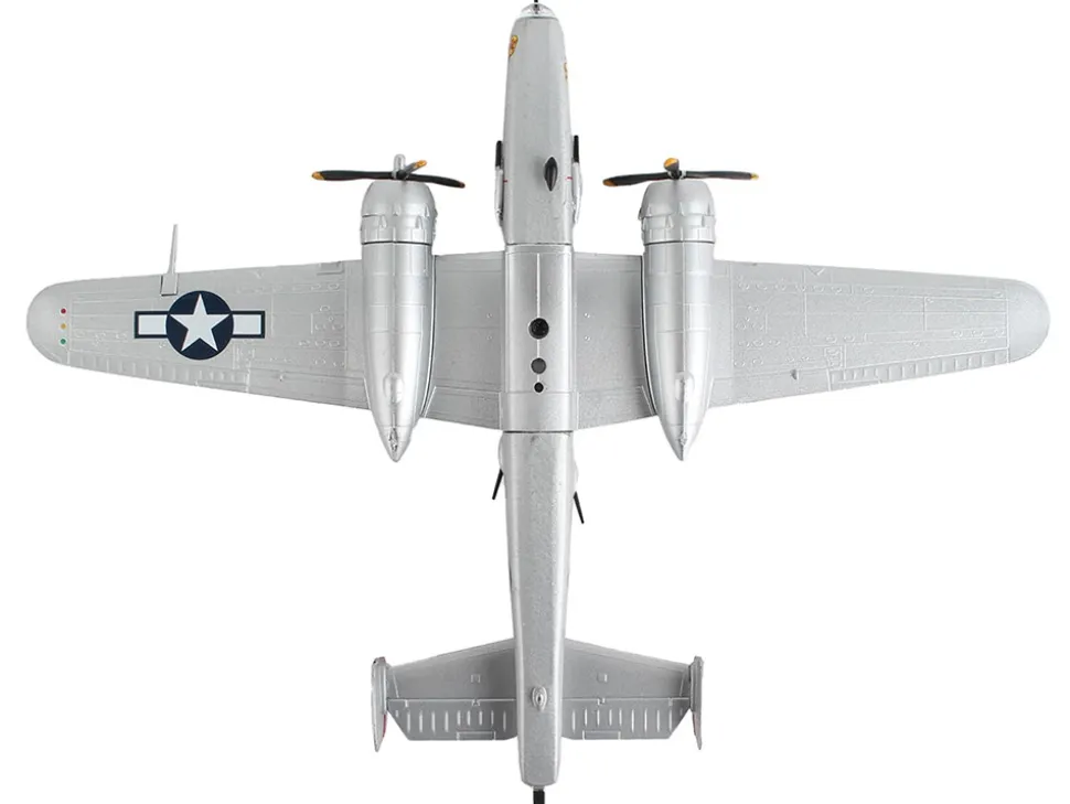 North American B 25J Mitchell Bomber Aircraft Panchito United States Air Force 1/100 Diecast Model Airplane Postage Stamp PS5403-4