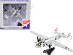 North American B 25J Mitchell Bomber Aircraft Panchito United States Air Force 1/100 Diecast Model Airplane Postage Stamp PS5403-4