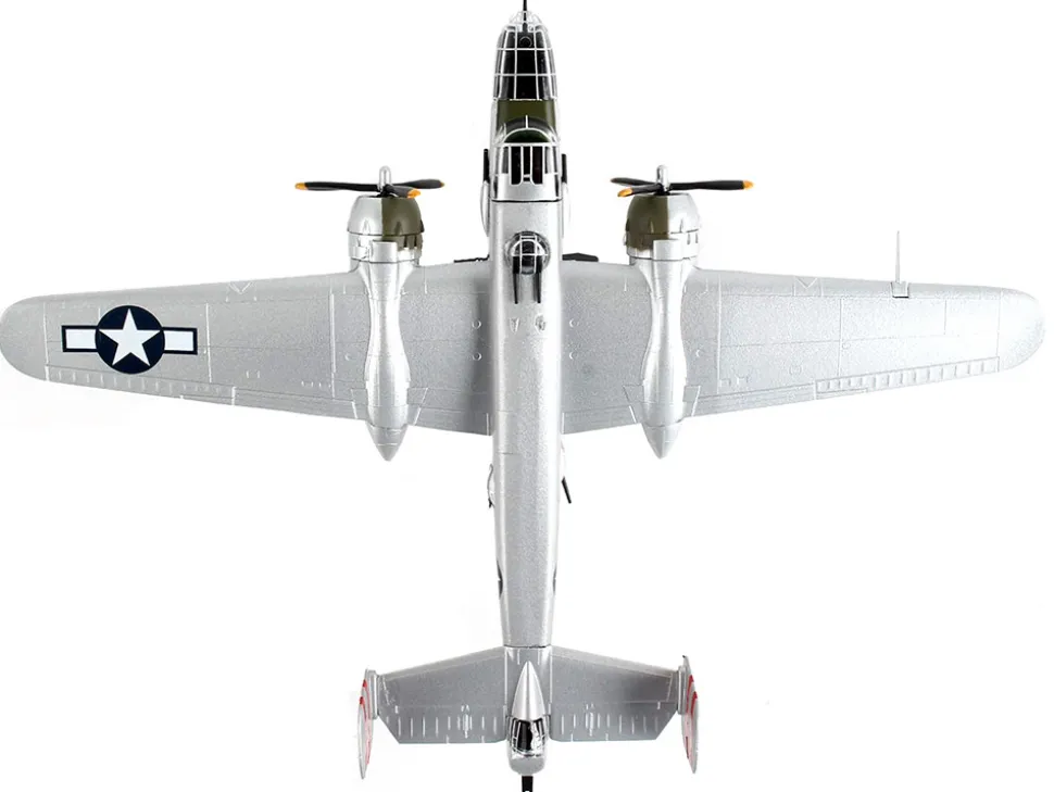 North American B 25J Mitchell Bomber Aircraft Panchito United States Air Force 1/100 Diecast Model Airplane Postage Stamp PS5403-4