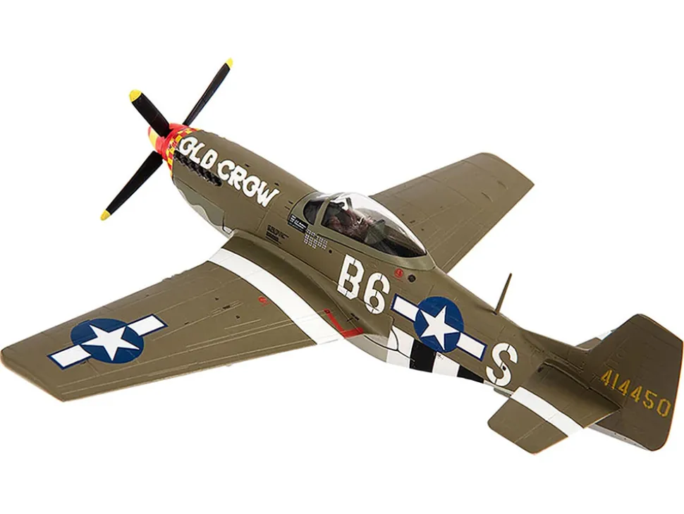 North American P 51D Mustang Fighter Aircraft Captain Clarence E Anderson 363rd FS 357th FG Old Crow 1944 United States Air Force 1/72 Diecast Model JC Wings JCW-72-P51-004