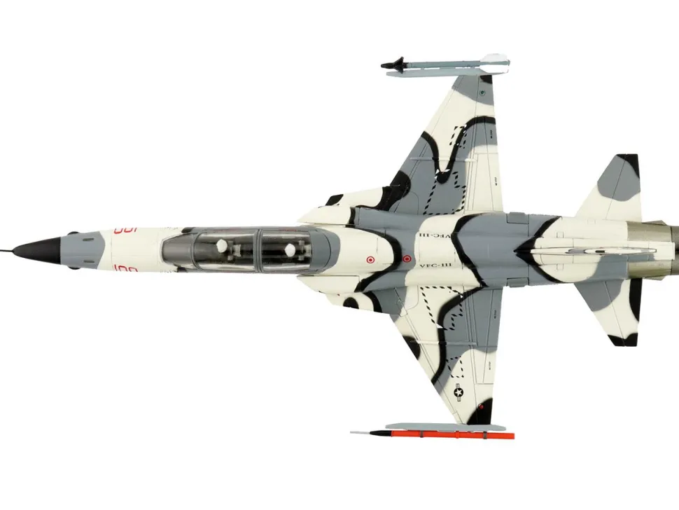 Northrop F-5F Tiger II Aircraft "810834, Franken Tiger, VFC-111 Sundowners" (2023) United States Navy "Air Power Series" 1/72 Diecast Model by Hobby Master