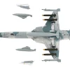 Northrop F-5F Tiger II Aircraft "58th Tactical Training Wing, Williams Air Force Base" United States Air Force "Air Power Series" 1/72 Diecast Model by Hobby Master