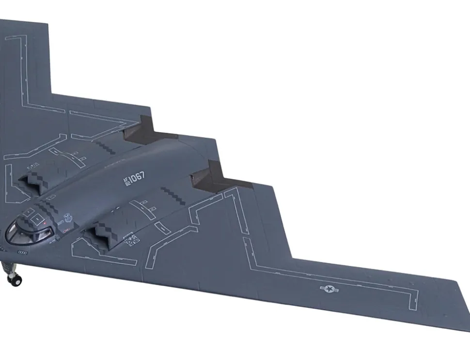 Northrop Grumman B-2A Spirit Stealth Bomber Aircraft "Spirit of Arizona, 393rd Bomb Squadron 'Tigers', 509th Bomb Wing, Whiteman Air Force Base" United States Air Force 1/200 Diecast Model Airplane by Herpa