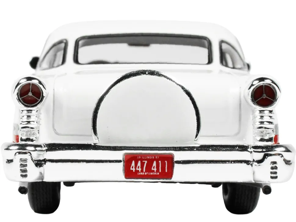 1957 Oldsmobile Starfire Royal Glow Red and Alcan White Limited Edition to 200 pieces Worldwide 1/43 Model Car by Goldvarg Collection