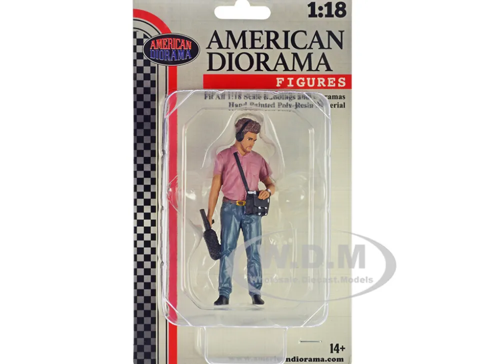 On Air Figure 4 for 1/18 Scale Models American Diorama 18404