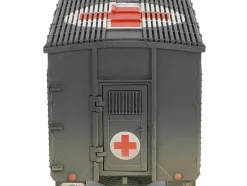 Opel Blitz Kfz 305 Ambulance Gray Weathered German Army Armoured Fighting Vehicle Series 1/32 Diecast Model Forces of Valor FOV-801101B