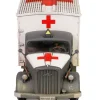 Opel Blitz Kfz.305 Ambulance Gray and White Weathered German Army Armoured Fighting Vehicle Series 1/32 Diecast Model Forces of Valor FOV-801101A