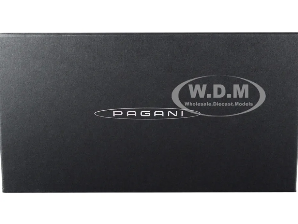Pagani Huayra Codalunga Azzurro Sardegna Matt Blue Metallic with Black Top with DISPLAY CASE Limited Edition to 200 pieces Worldwide 1/18 Model Car by BBR