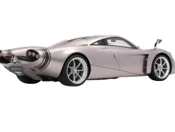 Pagani Huayra Codalunga Iridescent Bronzo Aymara Bronze Metallic with Black Top with DISPLAY CASE Limited Edition to 200 pieces Worldwide 1/18 Model Car by BBR