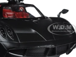 Pagani Huayra Matt Black 1/24 Diecast Model Car Motormax 79502