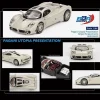 Pagani Utopia Presentation Grigio Rinascimento Silver 1/64 Diecast Model Car by BBR