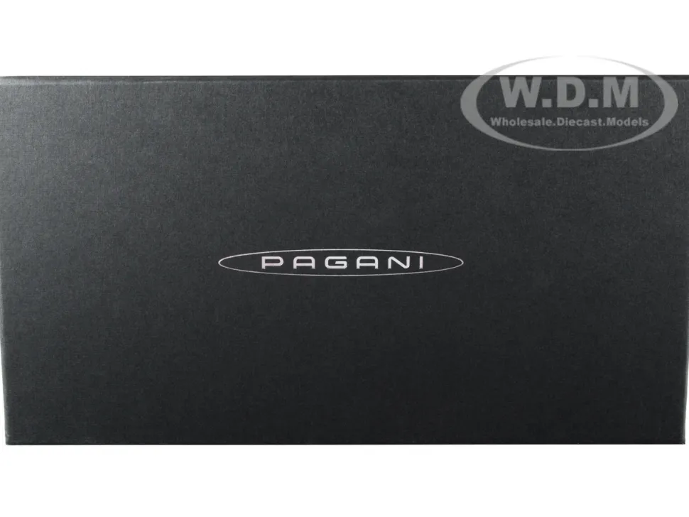 Pagani Zonda C12 Silver Metallic "VIN 001 20th Anniversary Restoration" with DISPLAY CASE Limited Edition to 199 pieces Worldwide 1/18 Model Car by BBR