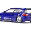 Pandem Civic EG6 RHD (Right Hand Drive) Blue Metallic "Enigma Exclusive Edition" 1/64 Diecast Model Car by Pop Race