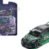 Pandem GR Yaris RHD (Right Hand Drive) "Goodride Motorsports" Green and Black with Graphics "Enigma Exclusive Edition" 1/64 Diecast Model Car by Pop Race