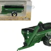 Parker 1154 Grain Cart with Tires Green 1/64 Diecast Model SpecCast UBC049