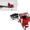 Peterbilt 589 2-Axel Day Cab Red 1/87 (HO) Plastic Model Car by HO Logistics