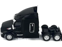 Peterbilt 579 Sleeper Cab Black 1/87 (HO) Plastic Model Car by HO Logistics