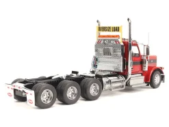 Peterbilt 589 Tridem-Axle Truck Tractor with Day Cab Legendary Red 