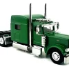 Peterbilt 389 Truck Tractor with Sleeper Cab Green 1/87 (HO) Plastic Model Car by HO Logistics