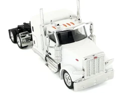 Peterbilt 589 Truck with 72 Inch Sleeper White 1/87 (HO) Plastic Model Car by HO Logistics