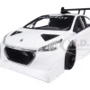 2013 Peugeot 208 T16 Pikes Peak Race Car Plain White Version 1/18 Model Car Autoart 81355