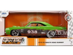 1970 Plymouth Road Runner #938 Green and Gray Metallic