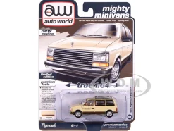 1987 Plymouth Voyager Van Light Cream and Golden Bronze Metallic 2-Tone