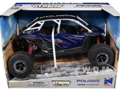 Polaris RZR Pro R UTV Blue with Black Top "Xtreme Off-Road" Series 1/18 Diecast Model by New Ray