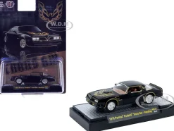 1978 Pontiac Firebird Trans Am Black with Hood Graphics Limited Edition to 12650 pieces Worldwide 1/64 Diecast Model Car by M2 Machines