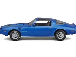 1978 Pontiac Firebird Trans Am Blue Metallic with Hood Graphics "Special Edition" Series 1/18 Diecast Model Car by Maisto