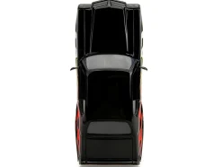 1971 Pontiac GTO Black with Flame Graphics Bigtime Muscle Series 1/24 Diecast Model Car Jada 35022