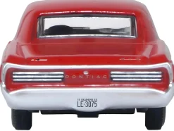 1966 Pontiac GTO Montero Red 1/87 (HO) Scale Diecast Model Car Oxford Diecast 87PG66002