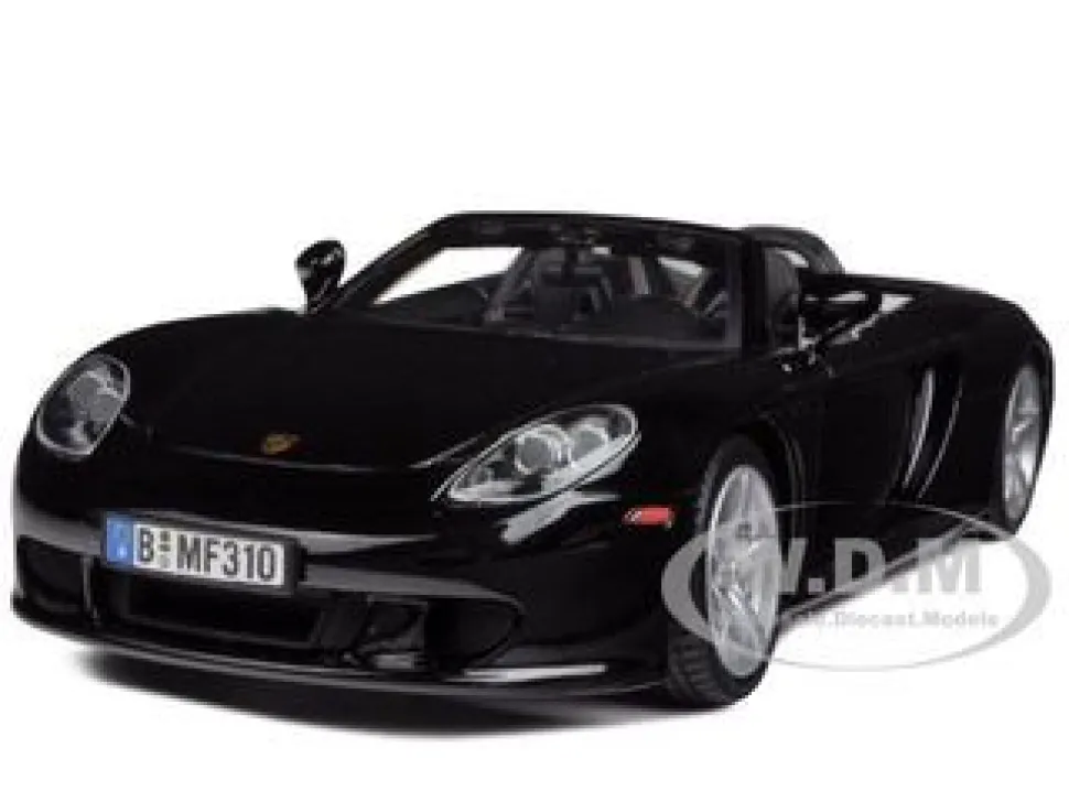 Porsche Carrera GT Black 1/24 Diecast Car Model Motormax 73305