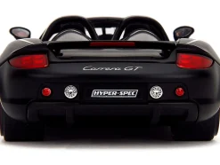 Porsche Carrera GT Convertible #05 Black with White Graphics