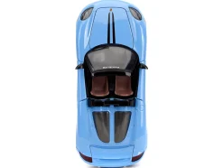 Porsche Carrera GT Convertible Blue with Black Stripes Pink Slips Series 1/24 Diecast Model Car Jada 35066