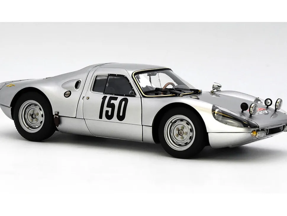 Porsche 904 Carrera GTS #150 Eugen Bohringer - Rolf Wutherich 2nd Place "Rallye Monte Carlo" (1965) Limited Edition to 1500 pieces Worldwide 1/18 Diecast Model Car by CMC