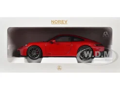 2024 Porsche 911 Carrera 4 GTS Guards Red 1/18 Diecast Model Car by Norev