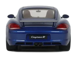 2012 Porsche Cayman R Aqua Blue Metallic 1/18 Model Car by GT Spirit