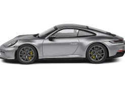 Porsche 911 (992) GT3 Touring GT Silver Metallic 1/43 Diecast Model Car by Solido